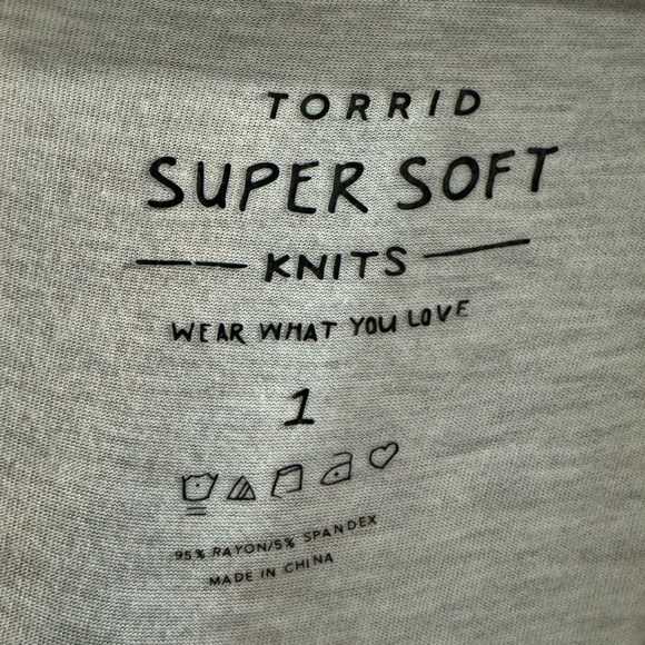 Torrid Off White Cardigan Size 1 - Picture 4 of 4